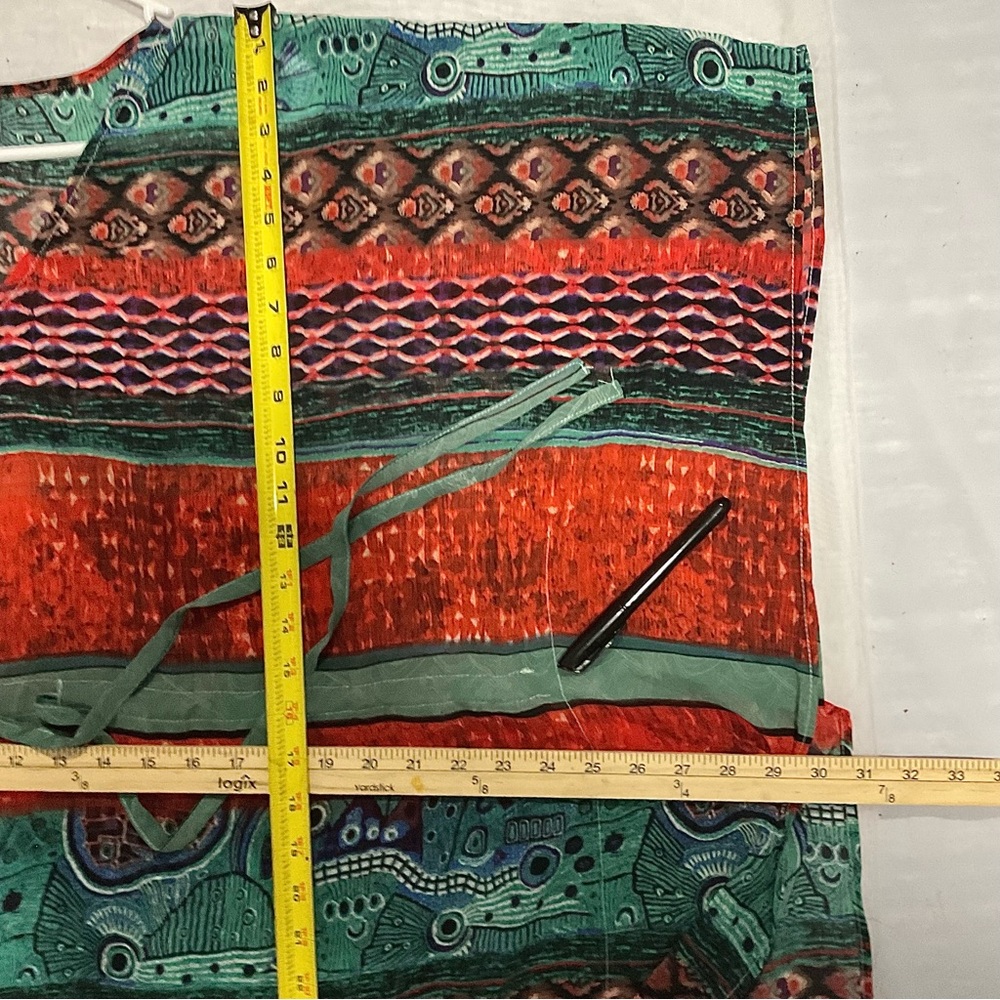 NWOT Plus Size Tall Boho Chic Summer Beach Dress Full Length Outdoor Pool Party - Picture 7 of 15